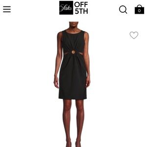 Julia Jordan Red Orange Cutout Shift Mini Dress